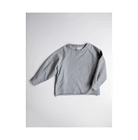 The Simple Folk Kids Comfy Organic Cotton Fleece Sweatshirt