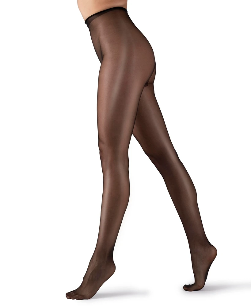 Women's European Made Lustrous Silky Shiny 20 Denier 1 Pair of Tights