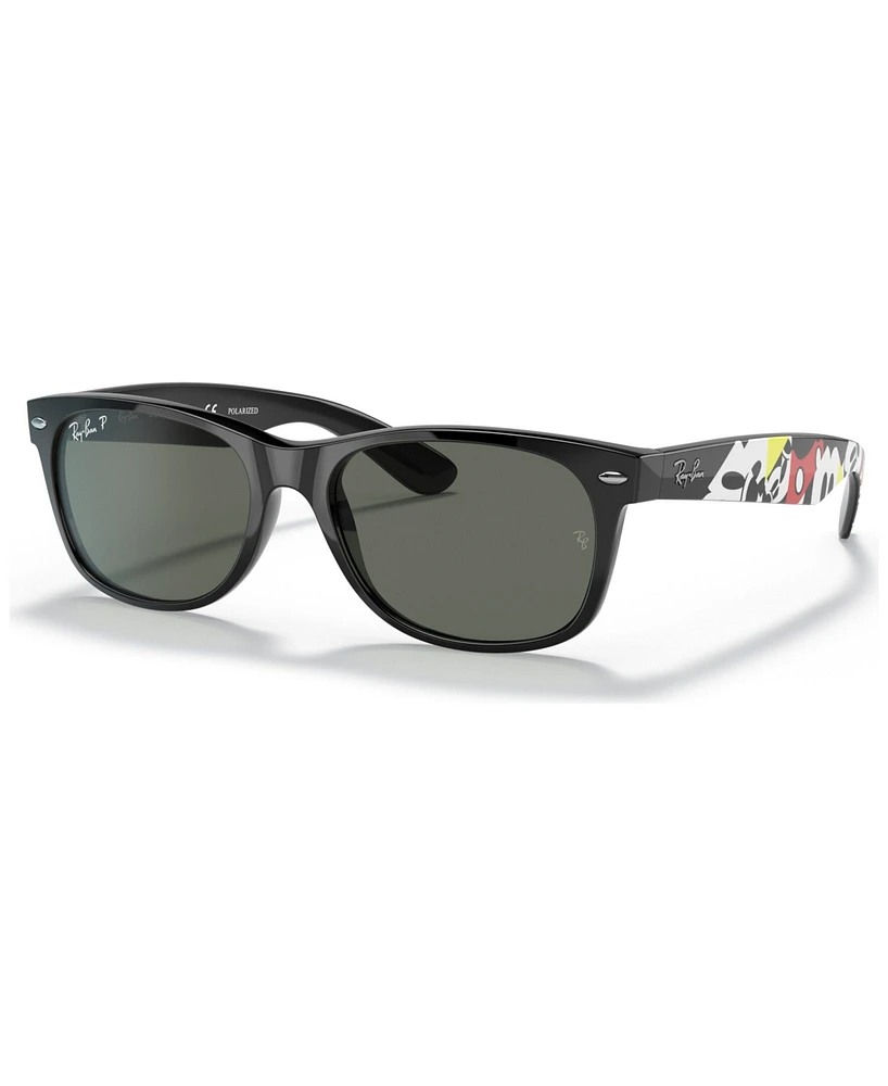 Ray-Ban Disney Unisex Polarized Sunglasses, RB2132 New Wayfarer