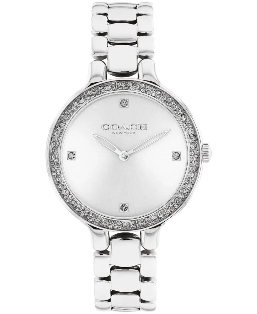 Coach Women's Chelsea Quartz Silver-Tone Stainless Steel Bracelet Watch 32mm