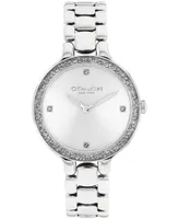 Coach Women's Chelsea Quartz Silver-Tone Stainless Steel Bracelet Watch 32mm