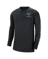 Men's Nike Black Ucla Bruins Tour Max 90 Long Sleeve T-shirt