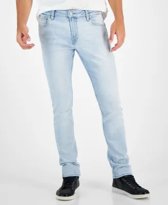 Guess Men's Light-Wash Slim Tapered Fit Jeans