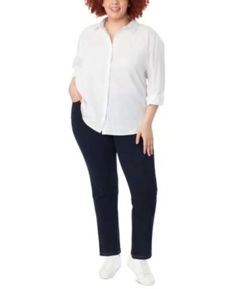 Gloria Vanderbilt Women's Plus Size Amanda Short-Length Jeans - Macy's