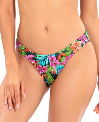 Lucky Brand Women's Printed Hipster Swim Bottoms