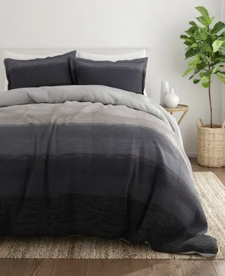 Home Collection Piece Premium Ultra Soft Gray Ombre Comforter Set