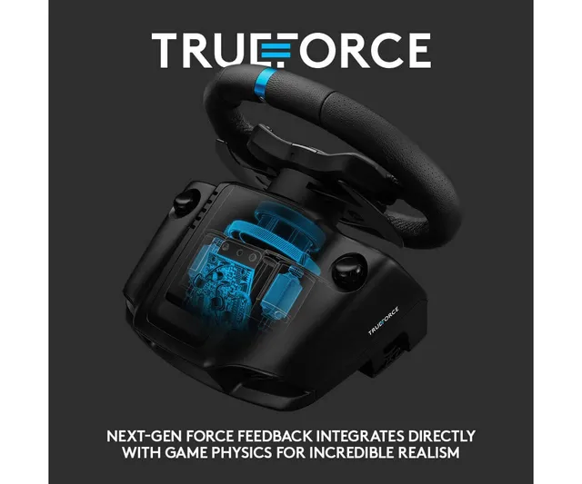 Logitech G923 Trueforce Sim Racing Wheel and Pedals for Pc, PS4, and PS5