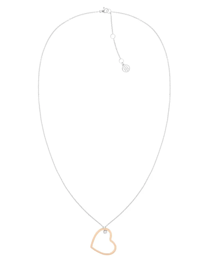 Tommy Hilfiger Open Heart Crystal Necklace