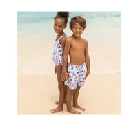 Toddler, Child Girls Beach Bounce Sustainable Scoop Swimsuit