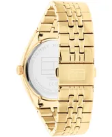 Tommy Hilfiger Women's Multifunction Gold-Tone Stainless Steel Bracelet Watch 38mm