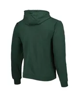 Men's League Collegiate Wear Green Michigan State Spartans Arch Essential Fleece Pullover Hoodie