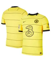 Men's Nike Yellow Chelsea 2021/22 Away Vapor Match Jersey