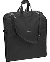 WallyBags 52" Premium Travel Garment Bag with Shoulder Strap and Two Large Pockets