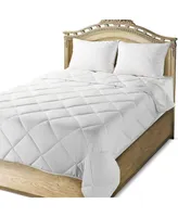 Mastertex Down Alternative Quilted Bed Comforter – White