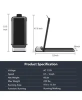 Costway Installation-Free Ultra-Thin Folding Treadmill Exercise