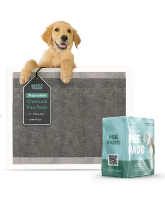 Bark & Clean Traveler's Dog and Puppy Pee Pads, Leak-Proof Design, Heavy Duty Absorbency, 28" x 34" Xl, 5 Count