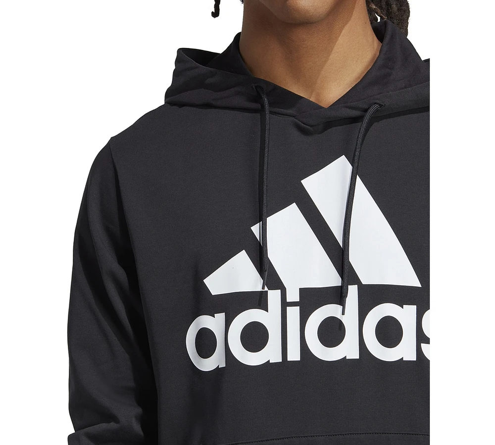 adidas Men's Essentials Performance Jersey Logo Hoodie