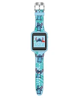 Disney Children's Stitch Blue Silicone Smart Watch 38mm