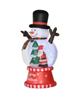 Outsunny 8' Inflatable Christmas Snowman Blow-Up Outdoor Yard Display