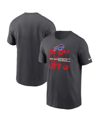 Men's Nike Anthracite Buffalo Bills 2022 Nfl Playoffs Iconic T-shirt