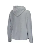 Women's Wear by Erin Andrews Heathered Gray Washington Commanders Pullover Hoodie and Pants Lounge Set