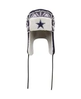 Men's New Era Navy Dallas Cowboys Knit Trapper Hat