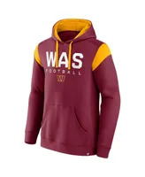 Men's Fanatics Burgundy Washington Commanders Call The Shot Pullover Hoodie