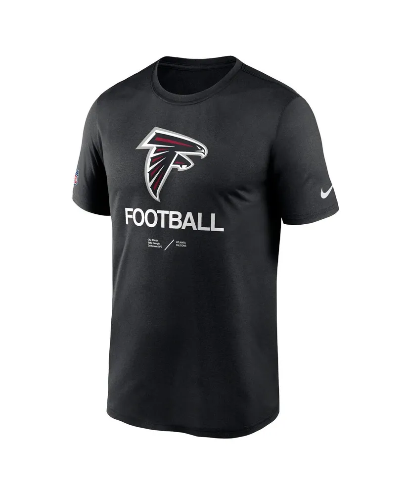Men's Nike Black Atlanta Falcons Sideline Infograph Performance T-shirt