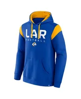 Men's Fanatics Royal Los Angeles Rams Call The Shot Pullover Hoodie