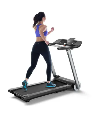 Costway Folding Electric Treadmill Jogging MachineBluetooth10 Preset Programs