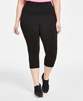 Id Ideology Plus Size Capri Leggings, Created for Macy's