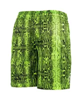 Men's New Era Neon Green Pittsburgh Steelers Summer Pop Shorts