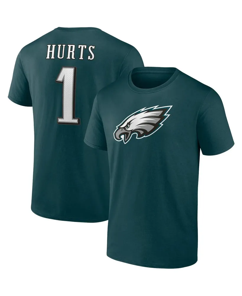 Men's Fanatics Jalen Hurts Midnight Green Philadelphia Eagles Player Icon T-shirt