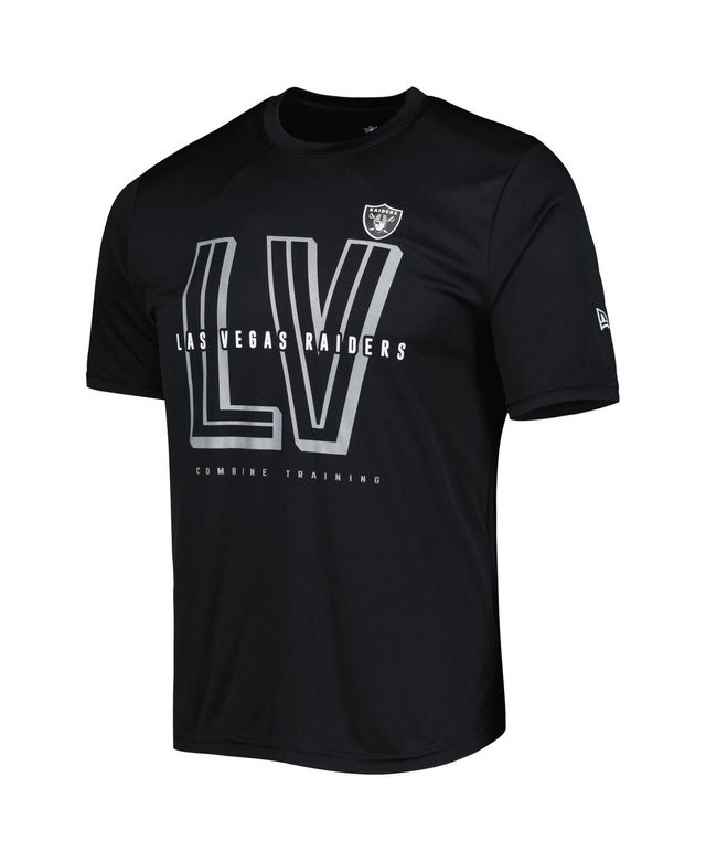 Men's New Era Black Las Vegas Raiders Scrimmage T-shirt