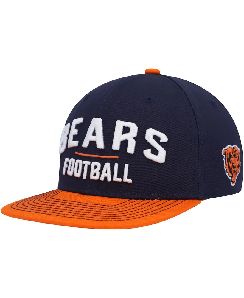 Big Boys and Girls Navy, Orange Chicago Bears Lock Up Snapback Hat