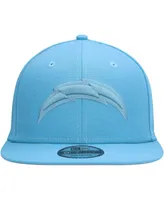 Men's New Era Aqua Los Angeles Chargers Color Pack 9Fifty Snapback Hat