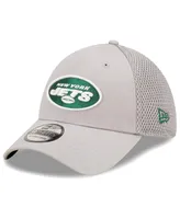 Men's New Era Gray York Jets Team Neo 39Thirty Flex Hat