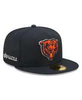 Men's New Era X Alpha Industries Navy Chicago Bears 59Fifty Fitted Hat