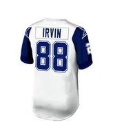 Men's Mitchell & Ness Michael Irvin White, Navy Dallas Cowboys 1994 Authentic Retired Player Jersey