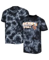 Men's Msx by Michael Strahan Black Chicago Bears Recovery Tie-Dye T-shirt