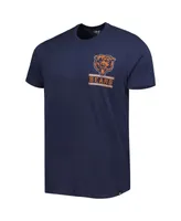 Men's '47 Brand Navy Chicago Bears Open Field Franklin T-shirt