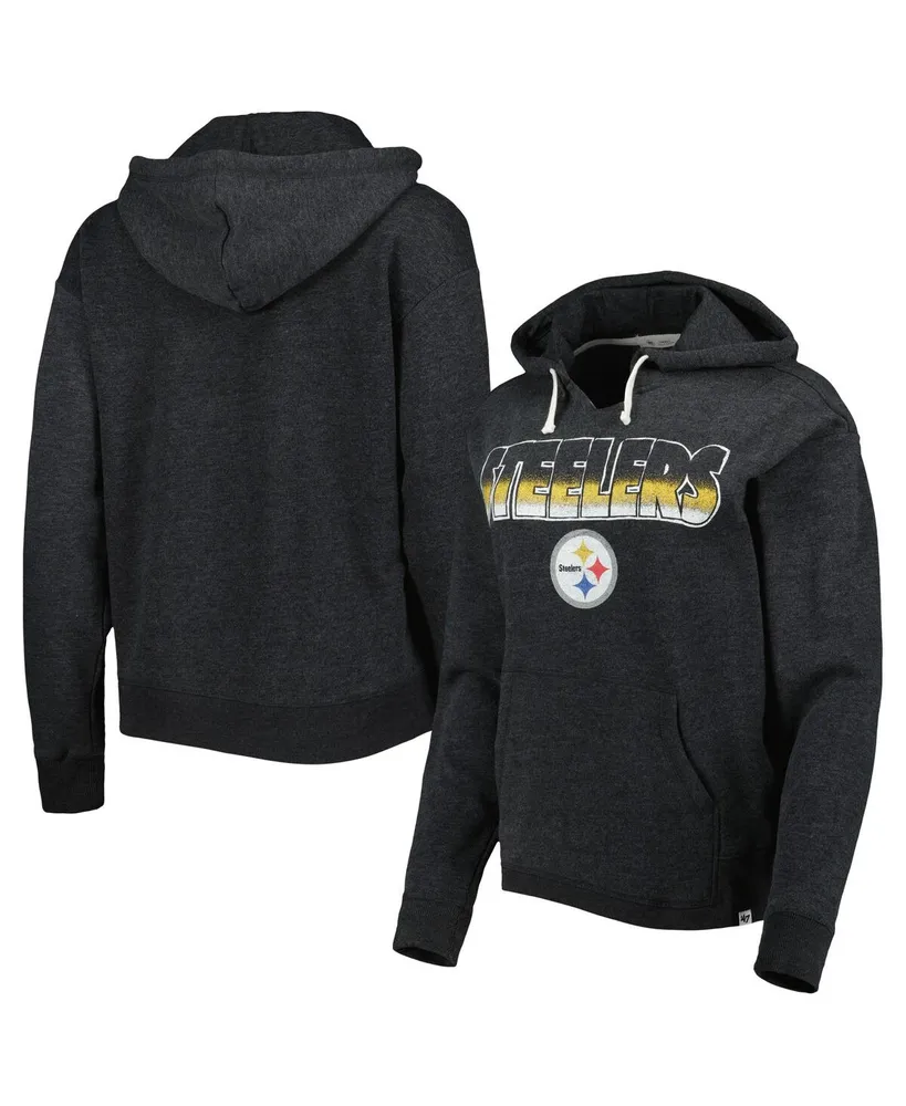 San Francisco 49ers '47 Women's Lizzy Cutoff Pullover Hoodie - Heathered  Gray