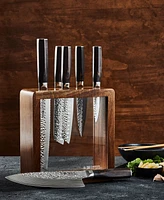 Cuisine::pro Damashiro Emperor Mokuzai Knife Block Set, 7 Piece