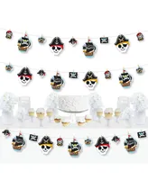 Big Dot Of Happiness Pirate Ship Adventures Birthday Party Decoration  Clothespin Garland Banner 44 Pc