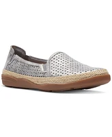 Clarks Women's Elaina Ruby Slip-On Espadrille Flats