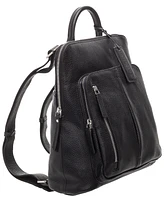 Mancini Women's Pebbled Brigette Backpack