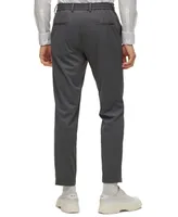 Boss by Hugo Men's Slim-Fit Trousers Micro-Patterned Jersey