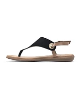 White Mountain Women's London Thong Flat Sandals