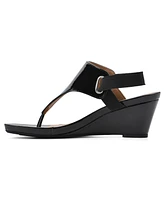 White Mountain Women's All Dres Wedge Sandals