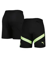 Men's Puma Black Manchester City Logo DryCELL Training Shorts